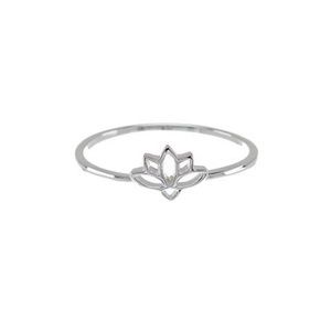 Sterling Silver Lotus Ring